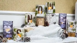 DIY Faux Birch Candles - Home & Family