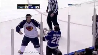 Boris Valabik vs Zenon Konopka Jan 23, 2010