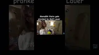 Meredith Vieira gets pranked by Matt Lauer