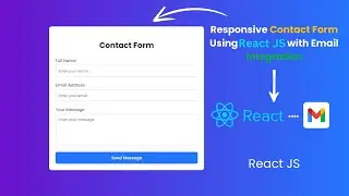 How to Make a Responsive Contact Form in React JS with Email Integration @codebykay