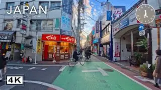 Japan Exploring the Quiet Downtown of Tokyo | Japan Walking Tour【4K | 60fps】
