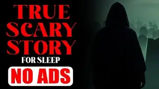 NO ADS 🛑 True Scary Stories for Sleep (4 Hours) | Gentle Rain Sounds | Black Screen