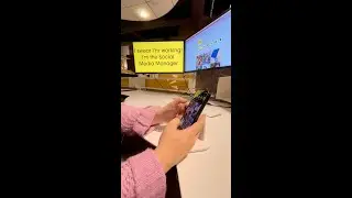 Social Media Manager at Work