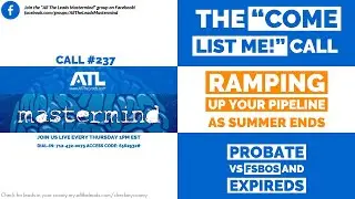Real Estate Mastermind Q&A #237 | Probate Leads training for Agents and Investors | All The Leads
