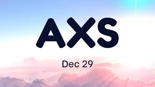 30. Axie Infinity AXS Technical Analysis (29 Dec 2021)
