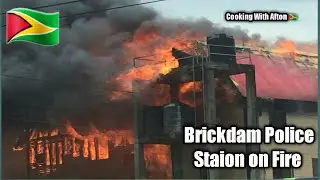 Brickdam Police Station On Fire 🔥🇬🇾🇬🇾