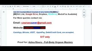 Adina Rivers   Full Body Orgasm Mastery