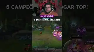 AskDJOKO #2: TOP 5 CAMPE&Otilde;ES PRA JOGAR TOP! 🥇 (patch 13.8)