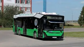 Поездка на электробусе МАЗ 303Е10 | АА Е001-4 | марш. 7 Мост-Вишневец