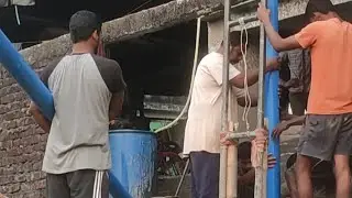 Hand Made Borewell Drilling 4 Inch 70 Feet #borewell #handmade