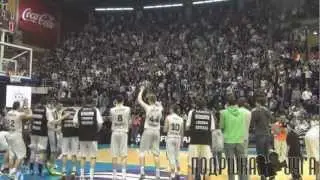 Slavlje sa igracima / Partizan - Igokea 10.03.2013.
