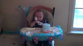 Birthday Cake Faceplant
