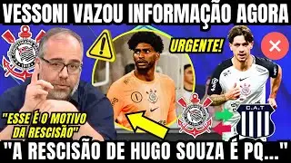 VESSONI EXPLICA RESCIS&Atilde;O DE HUGO SOUZA E NEGOCIA&Ccedil;&Atilde;O DE RODRIGO GARRO COM EX CLUBE ARGENTINO AGORA 