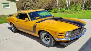 70 Boss 302, Grabber Orange, 16 options, Ralph Williams Ford, Encino CA, build sheet, hot 🔥🏁