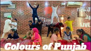 Colours of Punjab || Folk Dance Jhoomer || Bhangra choreography || @FirstLoveBhangra (2022)