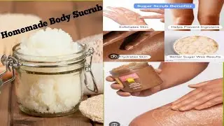 Homemade Body Sucrub For Glowing Skin|Diy Body Sucrub With Natural Ingredients|R.beauty craze&vlog 