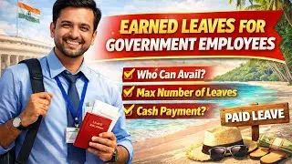 ఆర్జిత సెలవు  I Earned Leave I  EL Rules, Eligibility & Encashment for Govt Employees