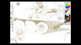 Sketchbook Pro Tank sketch
