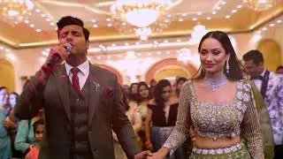 Groom sung at Bride's Welcome | Bride Entry | Proshoots Productions