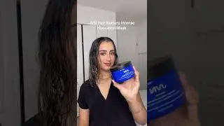 My mandatory weekly ritual: a hair mask! Loving the NEW JVN Hair Nurture Hydration Mask for my dry