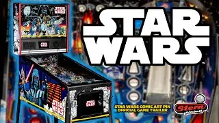 Star Wars Comic Art Home Edition, the Fun, Affordable Pinball Machine for your Home!