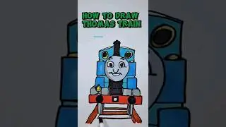 How to draw Thomas the Train | drawing for kids #shorts