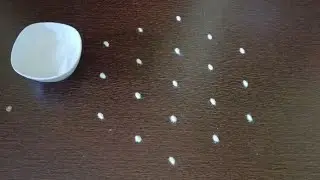 🌺5*3dots rangoli/Sravana sukravaram rangoli/Sravana masam muggulu/easy Kolam/festival rangoli