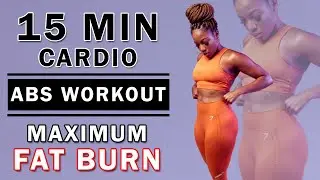15 Min Cardio Abs Workout | No Equipment! | MAXIMUM FAT BURN | DejaFit