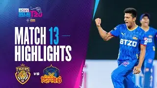 New Delhi Tigers vs Purani Dilli-6 | 13th Match | Purani Dilli 6 Triumph by 10 Runs | DPL 2025