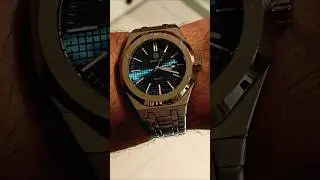 The Cheapest AP Royal Oak Homage?! Benyar 5156 Blue Waffle Dial | Ref. BY-5156M