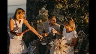Wild adventurous elopement in Spain