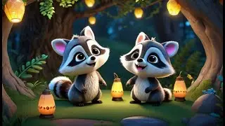 Oops! Sleepy Raccoon Lost His Mask | Nursery Rhymes for Kids & Baby Songs