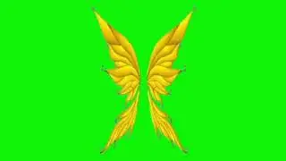Golden Dreamix Power Fairy Wings On Green Screen Effects 🪙👑🧚&zwj;♀️🪽#1