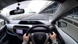 タイムズカープラスのトヨタ アクアに試乗 | TOYOTA Prius C POV Drive