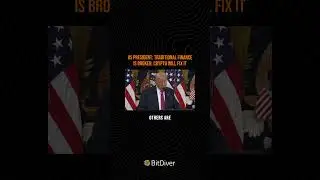 U.S. President: The Financial System Is Broken, Crypto Will Fix It