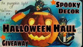 Halloween Haul, Spooky Decor, and GIVEAWAY! #halloweendecor  #halloween #haul #halloween2022