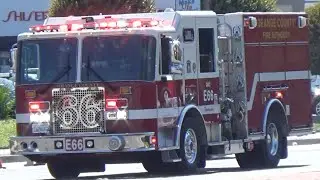*Near Collision and failure to yield* OCFA Engine 66 responding