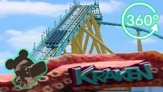 360&ordm; Ride on Kraken at SeaWorld Orlando - Front Row