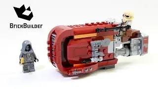 Lego Star Wars 75099 Rey's Speeder - Lego Speed Build