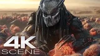 Predator Vs. Arnold [4K] Fight Scene | Predator (1987) Action Movie Clips