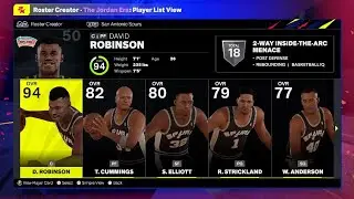 NBA 2K25: San Antonio Spurs '91-'92 classic team - Jordan Era