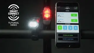 Как использовать беспроводные светодиодные велосипедные фонари Smart Connect | Обучающее руководс...