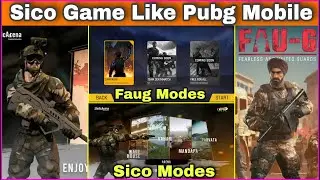 Faug Game VS Sico Game | New Indian Game | Pubg VS Sico | Battle Royale Mode | Sico Game Like Pubg