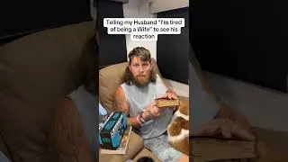 Telling my husband I&rsquo;m tired of being a wife😂 #funny #comedyforever #funnyprank #prankideas #duet