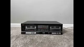 Fisher CR-W85 Stereo Dual Double Cassette Deck Tape Player Recorder