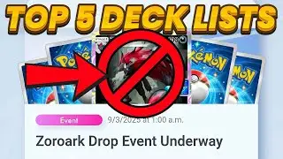 TOP 5 DECK LISTS TO FARM THE ZOROARK DROP EVENT WITH