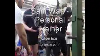 280kg Squat - Sam Watt