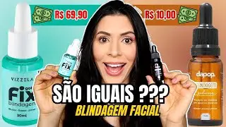 BLINDAGEM FACIAL - Qual a melhor? - VIZZELA Gotas Fix x DAPOP Blindagem Poderosa