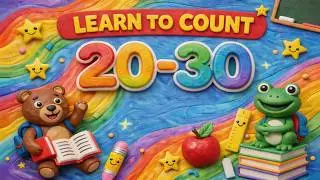Learn to Count from 20&ndash;30 | Vamos Contar de 20&ndash;30 in European Portuguese & English for Kids