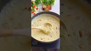 😋Rice kheer | Chawal ki kheer #ytshorts #shortsvideo #trending #recipe ##viralshorts #viralvideos